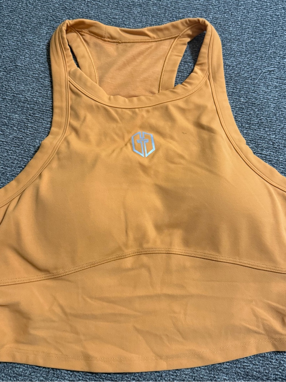 Herculus Mustard Racerback Sports Bra - Picture 2 of 4